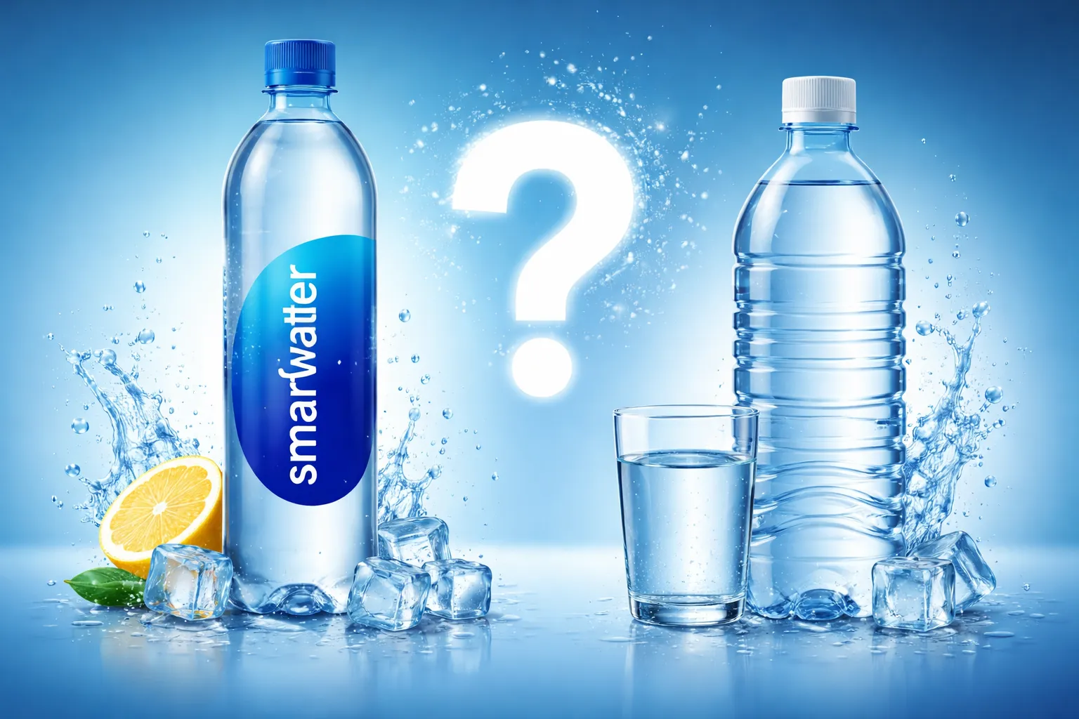 Smart water  Vs Regular Water